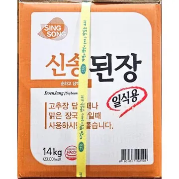일식된장(신송 14K) 1개 식자재 업소용 대용량 마산몽고 일본 믹스 훈도킨 마루산 된장 일식 은화 수입