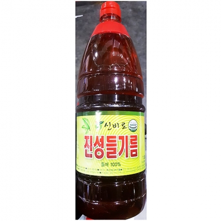 들기름(진성 1.8L)X10 한식당 국물요리재료 식자재마트 나물요리 대용량기름 향미유 볶음요리기름 업소용 진성들기름