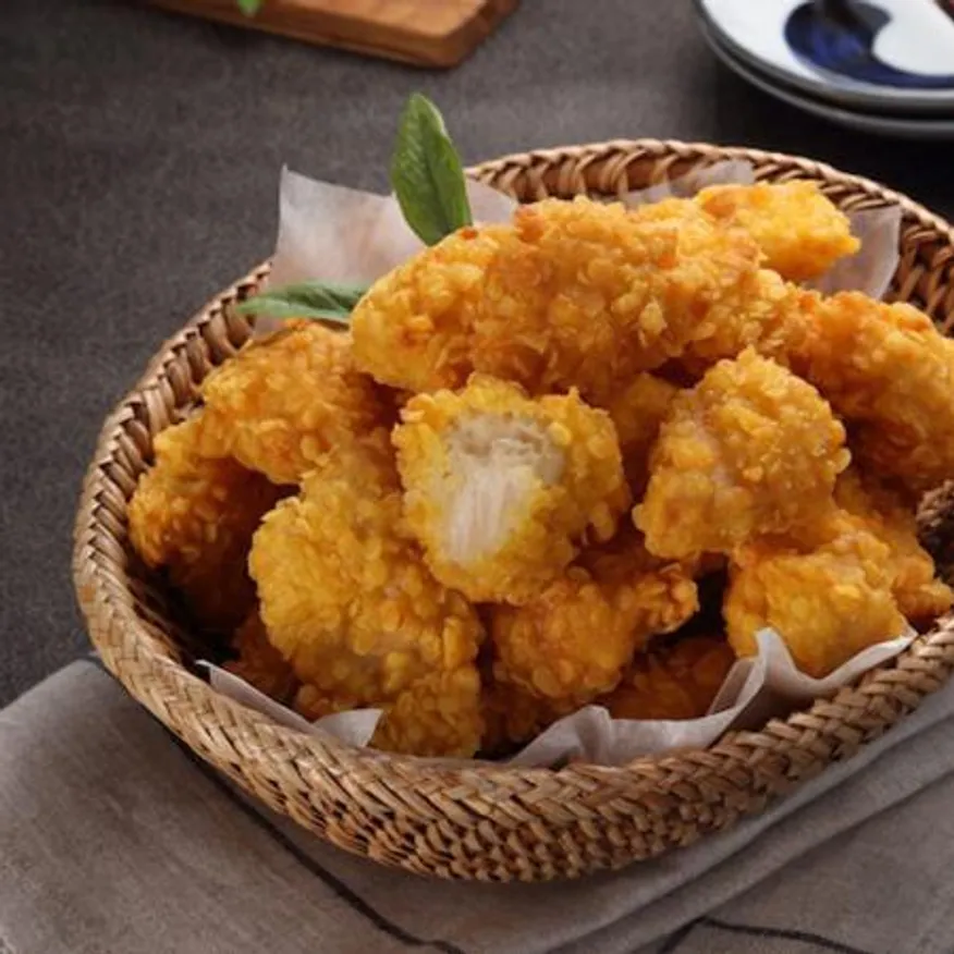 바삭바삭 콘후레이크 닭강정 1kg 치킨 강정 냉동 업소용 대용량 간식 술안주 배달 음식 이미지