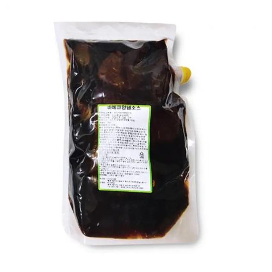 바베큐소스 2kg 바베큐액 양념소스 업소용 식자재 대용량 육류소스 그릴소스 스테이크소스 캠핑음식 바베큐전문점 이미지