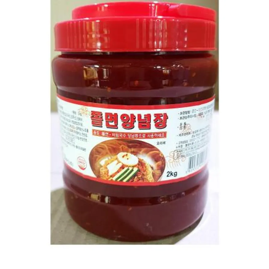 쫄면장(소스 뉴그린 2k) 쫄면소스 쫄면양념장 비빔장 면요리재료 업소용 대용량 식자재 분식재료 비빔면소스 이미지