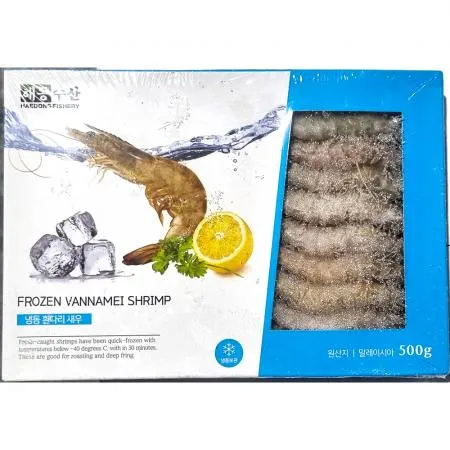 통새우 FO용 바나메이 40미 500g 10개 식자재 업소용 대용량 통새우 용 냉동 바나메이 새우 냉동수산물 수산물 이미지