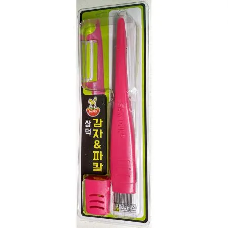 감자파칼(삼덕)X100개 식자재 업소용 대용량 감자칼 만능 삼덕 감자 스텐 영신 필러 자형 감자파칼 이미지