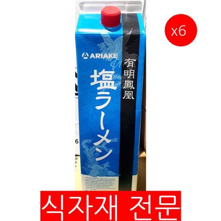 라면스프(돈꼬츠 1.8L)X6 업소용 대용량 식자재 스프베이스 액상스프 라멘재료 육수재료 식당