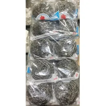 철수세미(새하얀 40g) 10개 식자재 업소용 대용량 철수세미 스텐 암웨이 마마포레스트 반영구 수세미 마미손 철 네이처픽