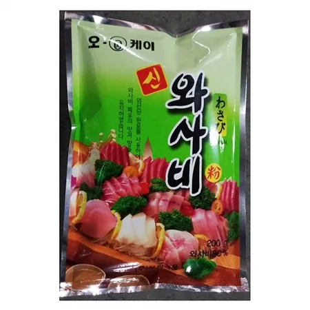 와사비(오케이 200g) 40개 식자재 업소용 대용량 와사비 지요다 솔표 오토 분말 원씨푸드 오케이 특 오뚜기