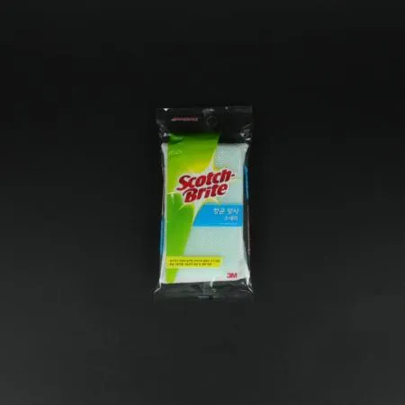 3M 스카치-브라이트 항균 망사 수세미(1개입) 코팅용 식자재 업소용 대용량 항균 스카치브라이트 수세미 쓰리엠 항균망사 천연 스카치 한국쓰리엠 망사수세미 이미지