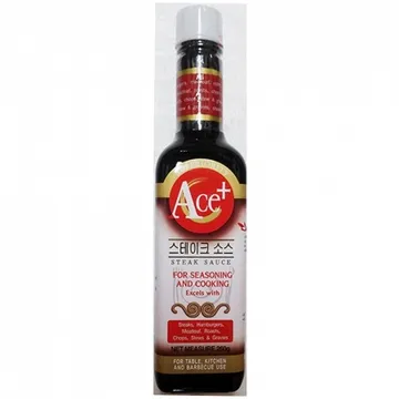 스테이크소스(에이스 제니스 260g) 1개 식자재 업소용 대용량 에이원 스테이크소스 스테이크 제니스 오뚜기 이츠웰 코리아 신영 에이스