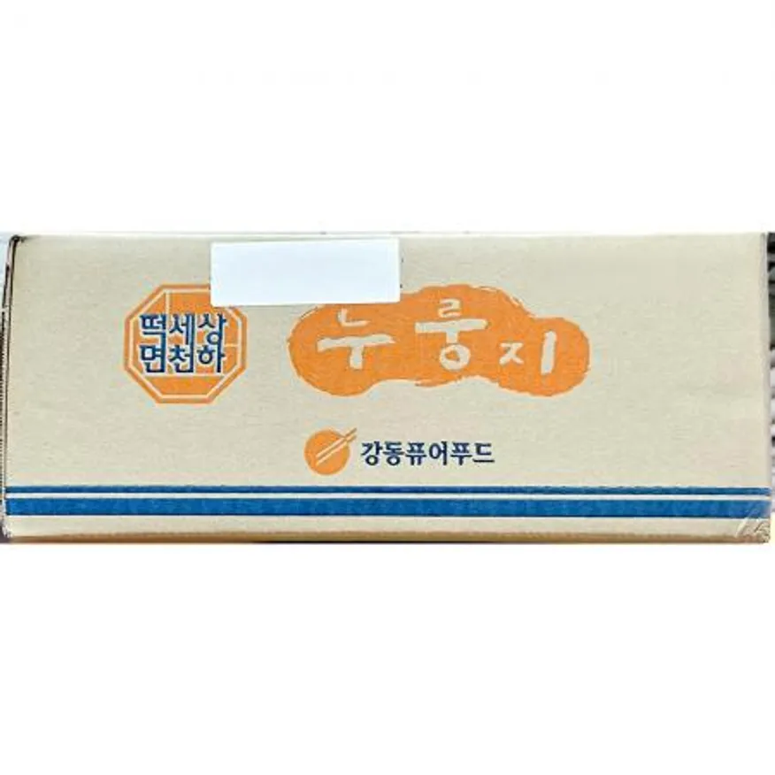 누룽지(강동퓨어푸드 4.5K) 1개 식자재 업소용 대용량 농부의선물 누룽지 갓구운밥 갓구운 가마솥의 국산쌀로 더주 얇은 두번구운 이미지
