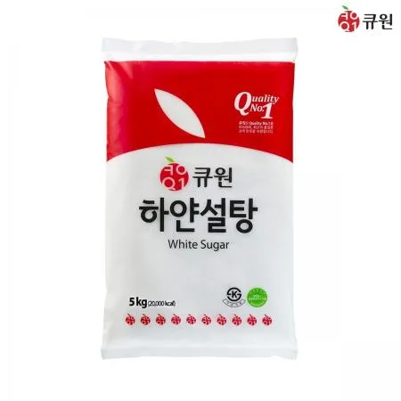 삼양사 큐원 5kg 하얀설탕 x 20 이미지