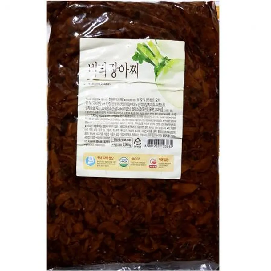 비타 무짱아찌절임 4KX4 업소용반찬 식자재 대용량절임 비타무짱아찌 짱아찌 무짱아찌 무절임 무반찬 한식반찬 반찬재료 이미지