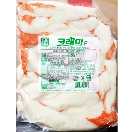 한성 크래미 1KX12 한성크래미 게맛살 크랩맛살 샐러드재료 반찬재료 김밥재료 업소용 대용량 식자재