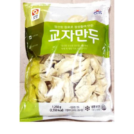 사조오양 교자만두(12g x100개 1.25K) 식자재 업소용 대용량 오뚜기 딤섬 즉석요리 야채춘권 간편 건강한 건강 삼양 스프 이미지