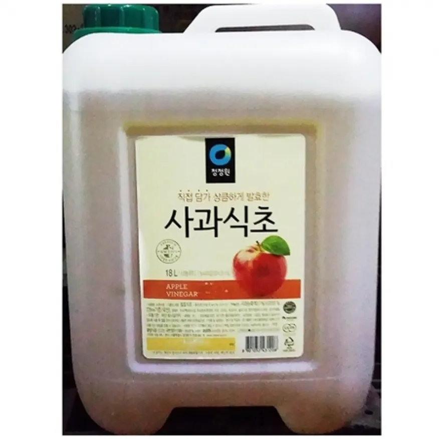 사과식초(대상 18L) 1개 식자재 업소용 대용량 오뚜기 대용량 사과식초 대상 삼화 업소용 청정원 사과 음식점용 이미지