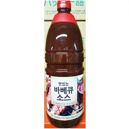 바베큐소스(FO 2K) 업소용 식자재 대용량 육류소스 그릴소스 스테이크소스 양념소스 바베큐전문점
