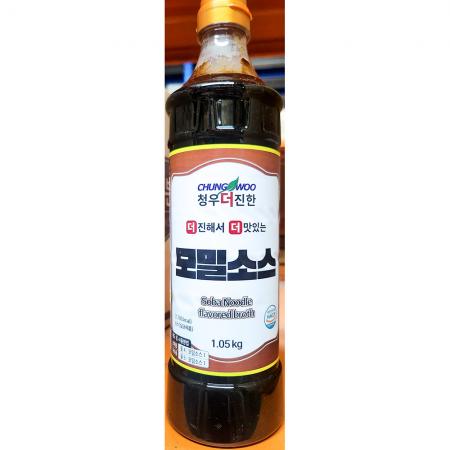 메밀국수소스(청우 1K)X4 메밀소바소스 쯔유 냉모밀소스 업소용 대용량 식당용 면요리 간장소스