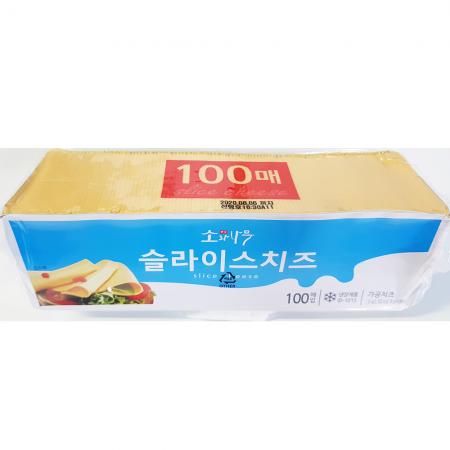 슬라이스치즈(동원 1.8K) 4개 식자재 업소용 대용량 동원 체다슬라이스 슬라이스치즈 달디단마켓 피자재료 간식 서울 체다 썬리치 이미지