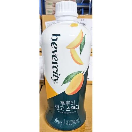 망고스무디(세미 1.8k) 6개 식자재 업소용 대용량 세미 프리스 세미기업 매일 정기구독 오케이에프 라티브 엘제이드 마법의딸기