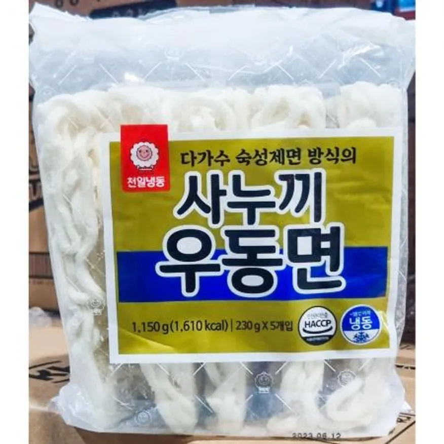 천일식품 사누끼우동면 230g x5입 1.15k X6 사누끼 우동면 우동 냉동면 업소용 식당 대용량 면요리 이미지