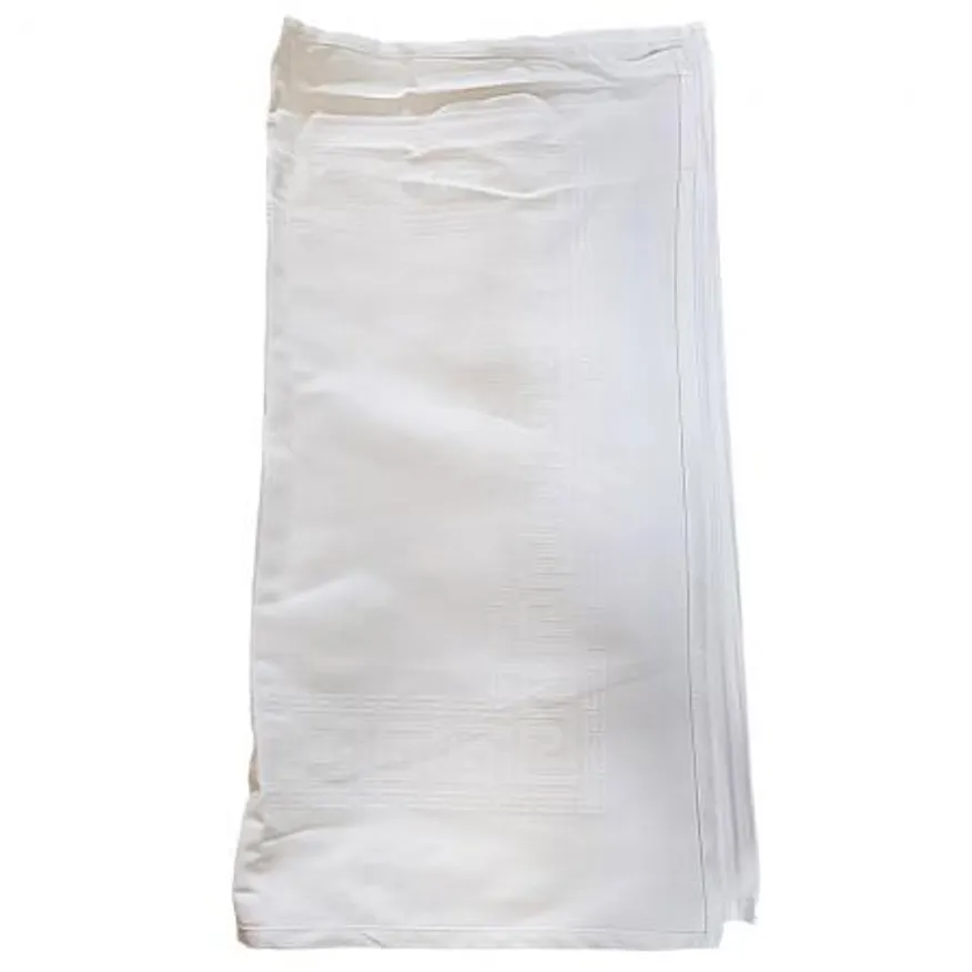 크로스네프킨(흰색 47x47)X10개 린넨냅킨 천냅킨 테이블냅킨 식당냅킨 카페냅킨 호텔냅킨 연회장냅킨 업소용냅킨 테이블웨어 이미지