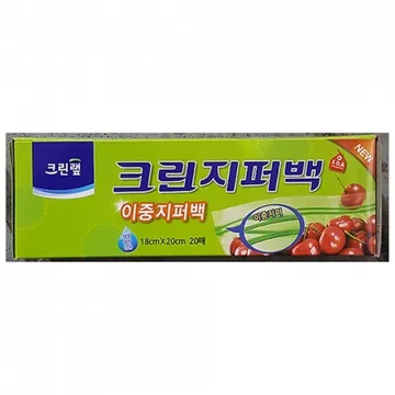 지퍼백(크린랩 18x20cm 20매)X30