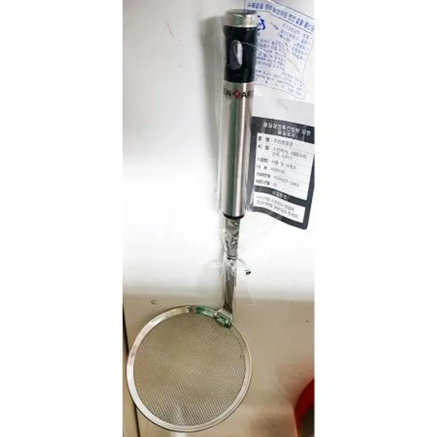 뜰망(세븐아트)X10개 건지개 국자 튀김망 건짐망 주방용품 업소용 대량구매 식당 이미지