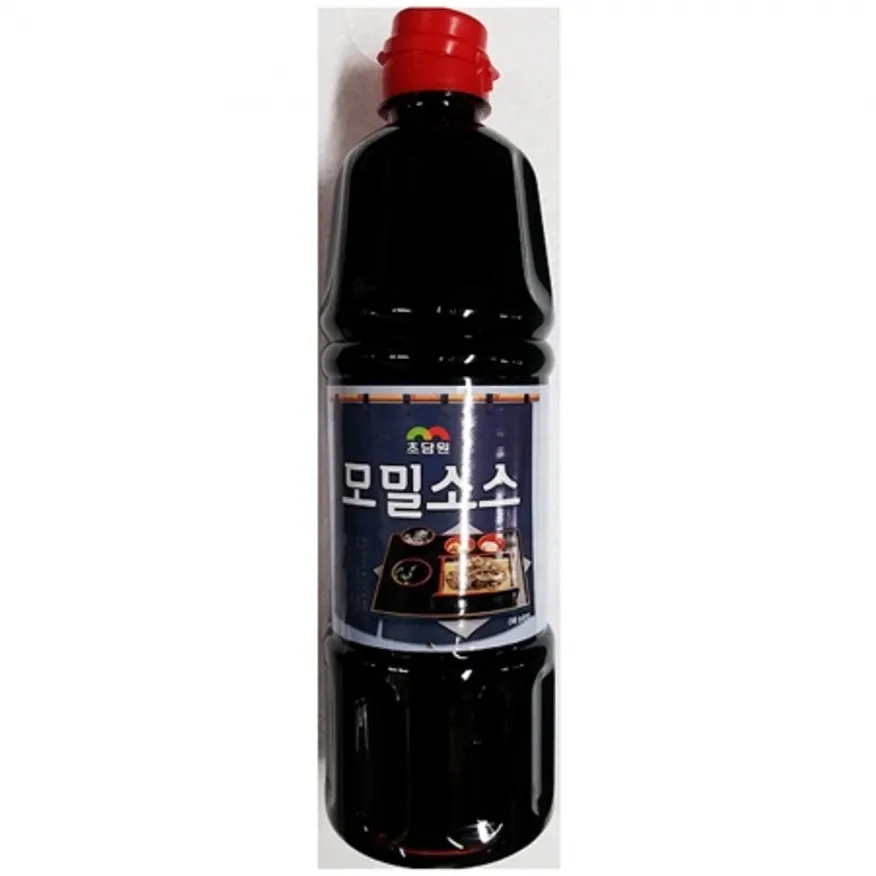 모밀소스(초담원 0.9L) 1개 식자재 업소용 대용량 메밀 업소용 초담원 소스 모밀소스 제이큐 액상소스 식자재 모밀 이미지