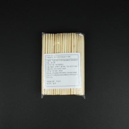 대관령-대나무 핫바꼬지 5mm*15cm 100입 대나무꼬지 꼬지 꼬치 업소용 분식점 포장마차 일회용꼬지 튀김꼬지