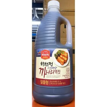 하선정 까나리액젓 실속형 NEW 3k 1개 식자재 업소용 대용량 하선정 액상소스 까나리 기타 사조해표 멸치 오너클랜 청소솔 대량