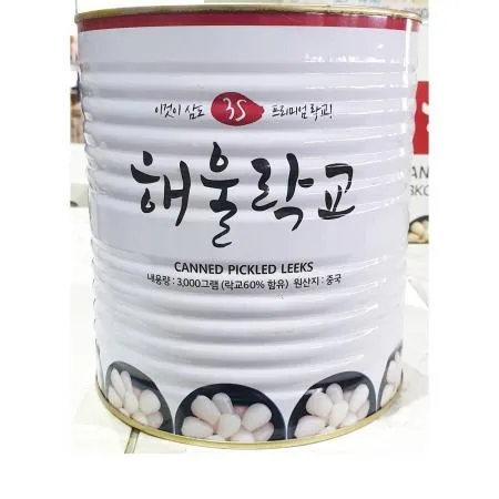 락교(삼도 SSS 3k) 업소용 대용량 식자재 초절임 일식재료 스시재료 일식당 초밥집 이자카야