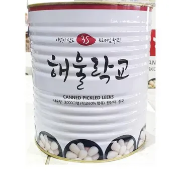 락교(삼도 SSS 3k) 1개 식자재 업소용 대용량 삼도 코우인터내셔널 락교 일식집 이엔 쿡샵 신슈 해울 통조림