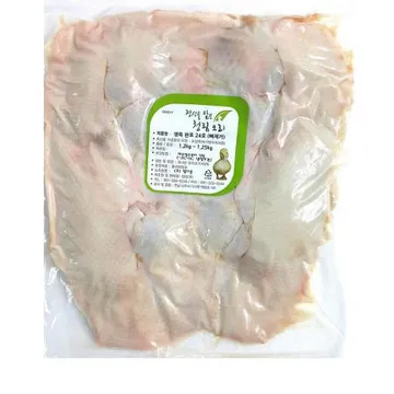 청림 오리 생육 완포 24호(1.2kg) 1개 식자재 업소용 대용량 청림 오리 오리로스 냉장 다 무항생제 인산가 오리롤