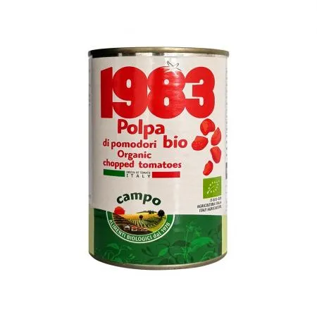 캄포 유기농 촙트토마토 통조림 400g 이미지