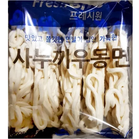 FO 사누끼 냉동우동면(230gx5) 사누끼우동 우동면 냉동면 우동사리 간편식 냉동식품 업소용 식당재료 식자재