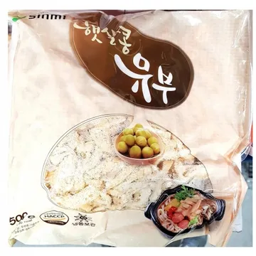 신미 슬라이스 유부 500g 8개 식자재 업소용 대용량 신미 대림 유부 슬라이스유부 햇살콩 업소용