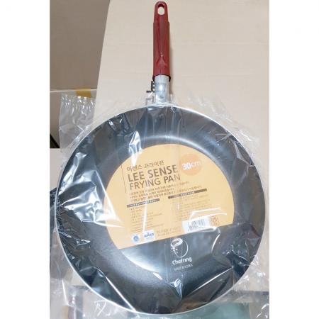 후라이팬(이센스 30cm 마블판재) 프라이팬 마블코팅 30cm팬 볶음팬 웍 가정용 업소용 조리도구