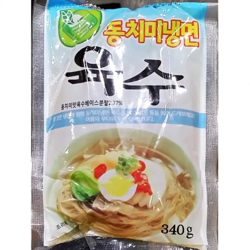 엄지 동치미 냉면육수 340g 10개 식자재 업소용 대용량 해인 엄지 삼보 소스 동치미육수 액상 면사랑 냉면육수 기타 이미지