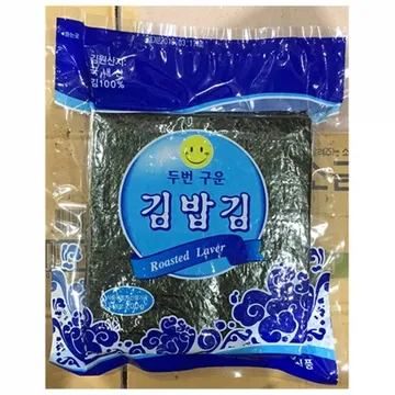 구운김밥김(유창 100매 200g) 80개 식자재 업소용 대용량 해농 유창 김밥김 화입 해농식품