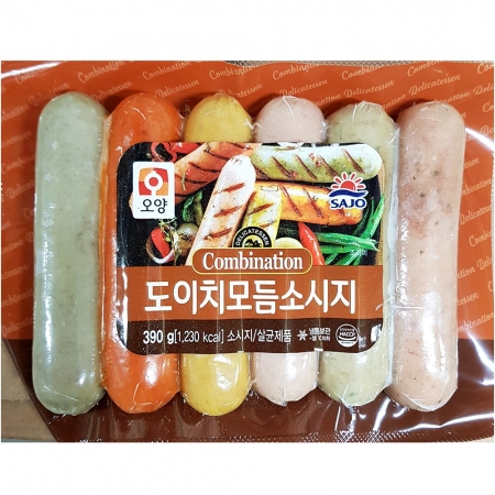 오양 도이치모듬소시지 390g 10개 식자재 업소용 대용량 오양 소시지 참피온 식자재 대림선 에쓰푸드 컨츄리 도이치모듬소시지 에이치에이유통 이미지