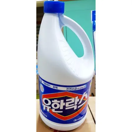 유한락스(2L) 락스 표백제 살균제 살균소독제 청소용품 위생용품 주방청소 가정용락스 대용량