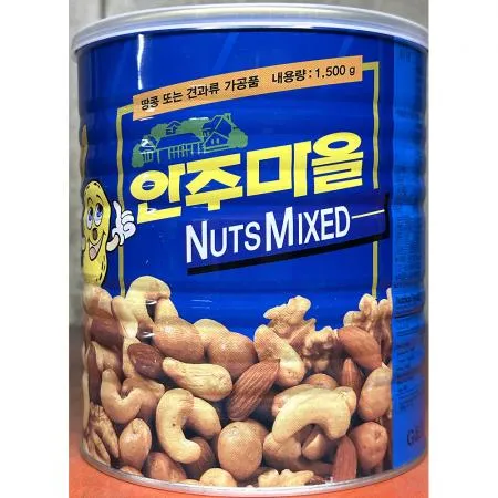 믹스너트(안주마을 1.58K) 6개 식자재 업소용 대용량 산과들에 종 믹스너트 그린 맛을 프레첼 커클랜드 신선집중 씨드 이미지