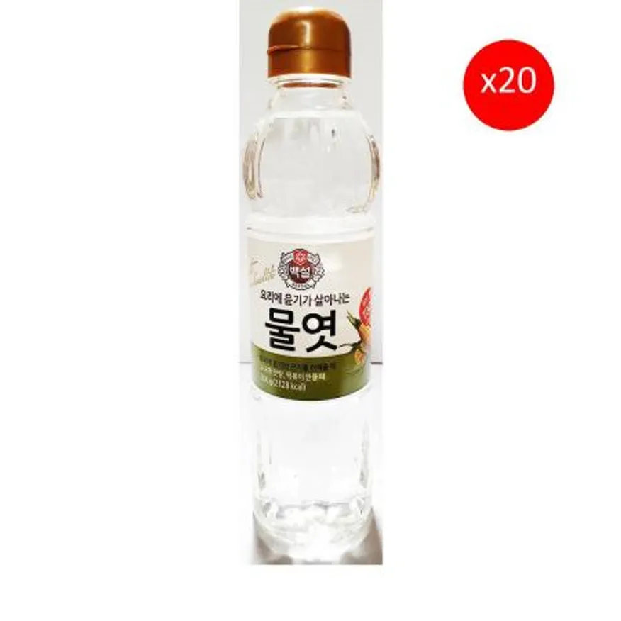 맥아물엿(백설 700g) 20개 식자재 업소용 대용량 맥아물엿 물엿 옥수수 주방용품 황 이미지