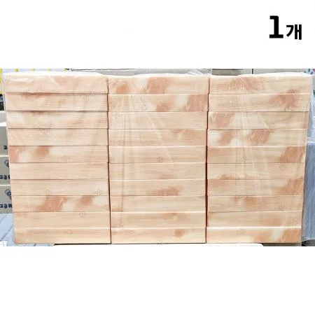 용기(우드락 3호 13x21cm 30입) 1개 식자재 업소용 대용량 일회용 은박 크라프트 뚜껑 펄프 샌드위치 과일컵 소스 재군만세 이미지