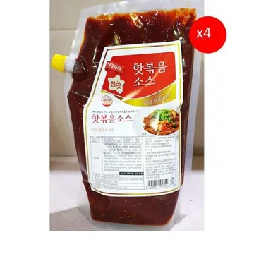 핫볶음소스(평강 2k) 4개 식자재 업소용 대용량 인도네시아 볶음밥 평강 삼발 삼발소스 나시고랜 식당용