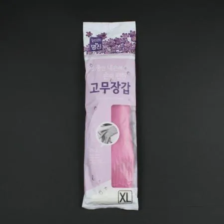 명진-고무장갑 특대 L 분홍개 식자재 업소용 대용량 명진 오늘출발 무료배송 공업용 홈에디션 고무장갑 이미지