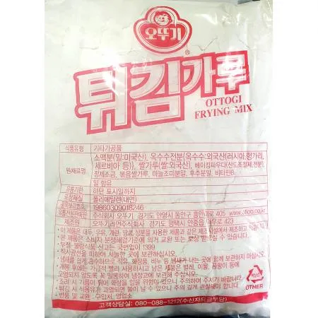 튀김가루(오뚜기 10K) 튀김믹스 바삭한튀김 대용량 업소용 식당튀김가루 식자재 밀가루 튀김요리 부침가루 이미지