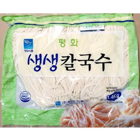 칼국수(평화 1.4K) 5개 식자재 업소용 대용량 평화 칼국수 미식가 막국수 면사랑 화 강원 강동퓨어막국수 대명 이미지