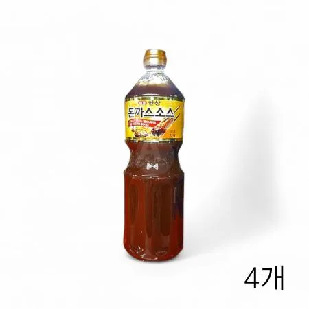 HS 한상 돈까스소스 1.9Kg X 4개 식자재 업소용 대용량 식자재왕 하나식품 서해식품 오뚜기 해들인 미담채 업소용 옛날 경양식 이미지