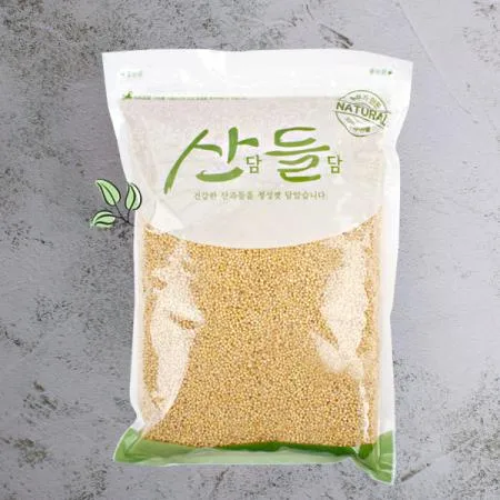 산담들담 찰기장 1kg 1개 식자재마트 대용량 업소용 찰기장 잡곡 1kg 건강