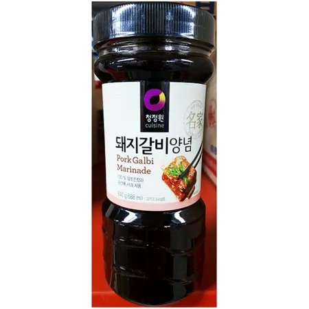 돼지갈비양념(대상 840g)  식자재 대용량 업소용 갈비양념 돼지갈비양념 액상소스